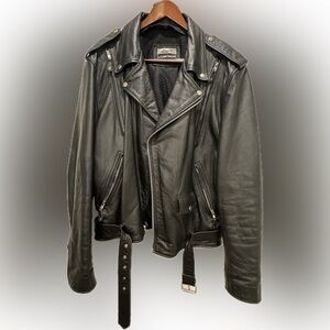 Men's Premium Black Leather Jacket